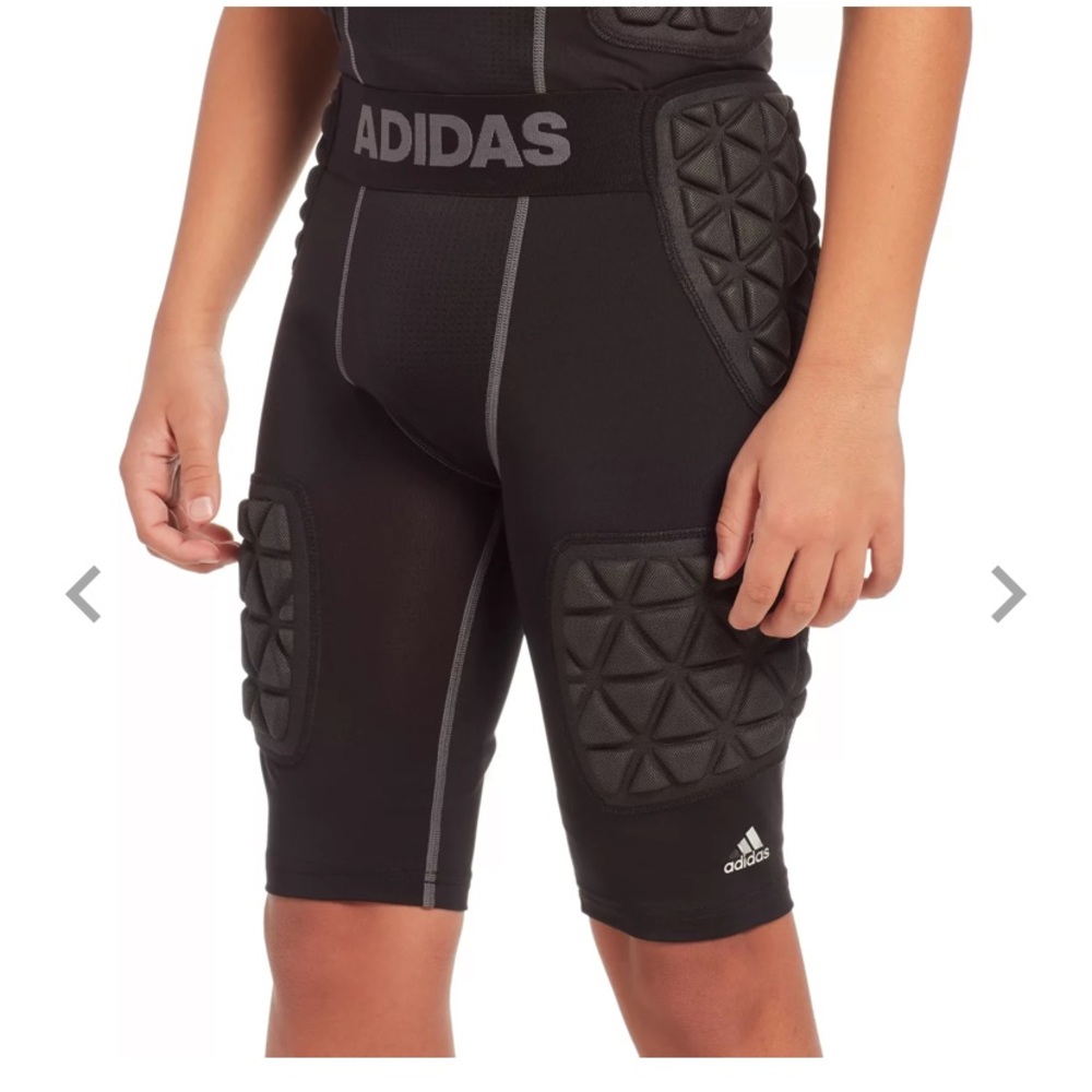Black Adidas Men’s Techfit 5 Pad Integrated Football Girdle